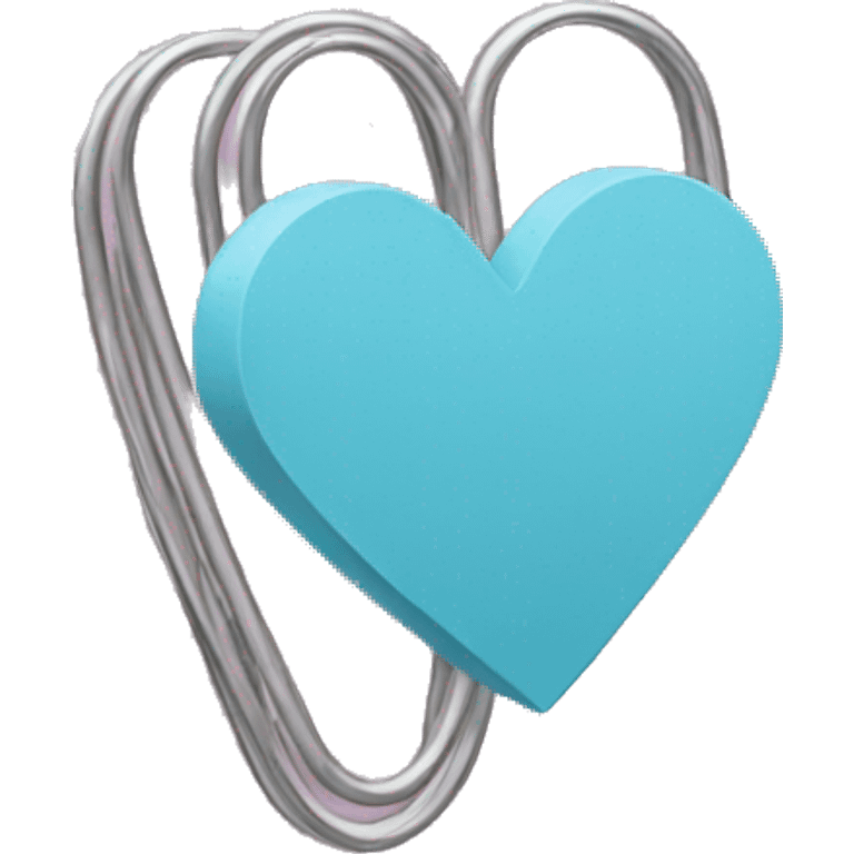 paper clip heart emoji