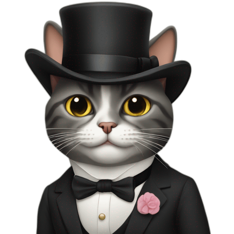 Tuxido-Cat Winston Churchill emoji