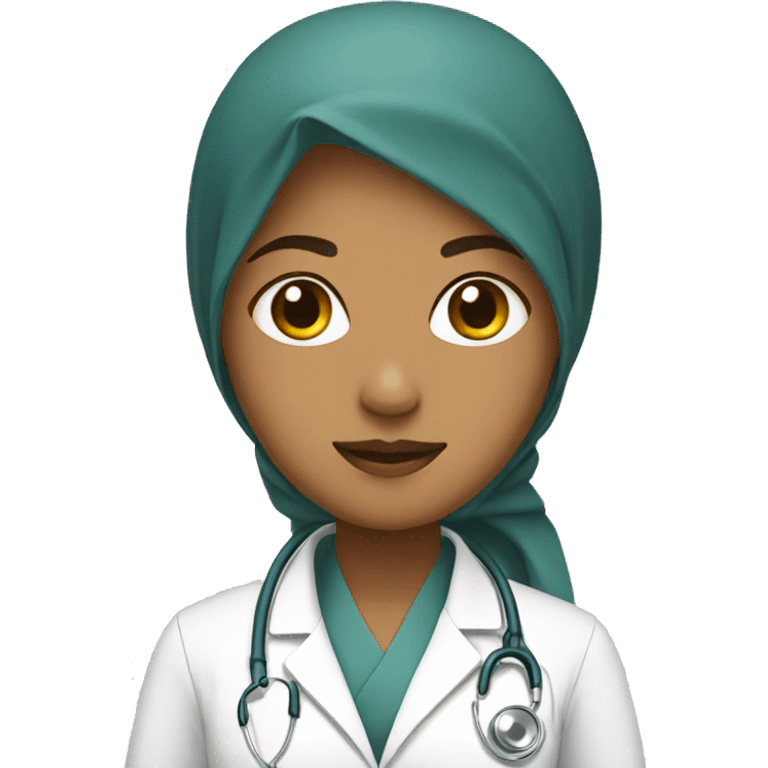 Doctor with hijab emoji