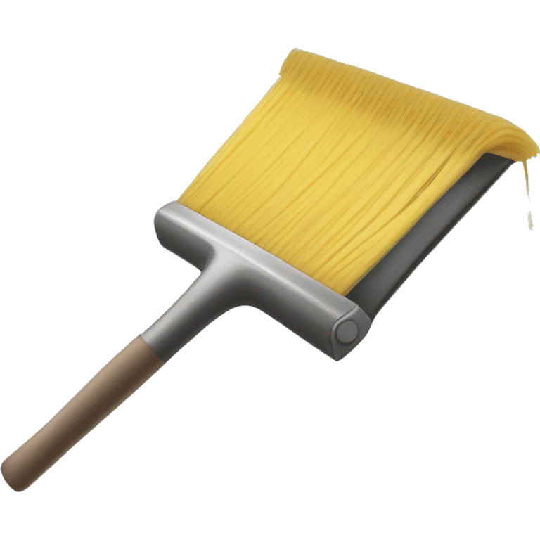 squeegee with a broom handle emoji