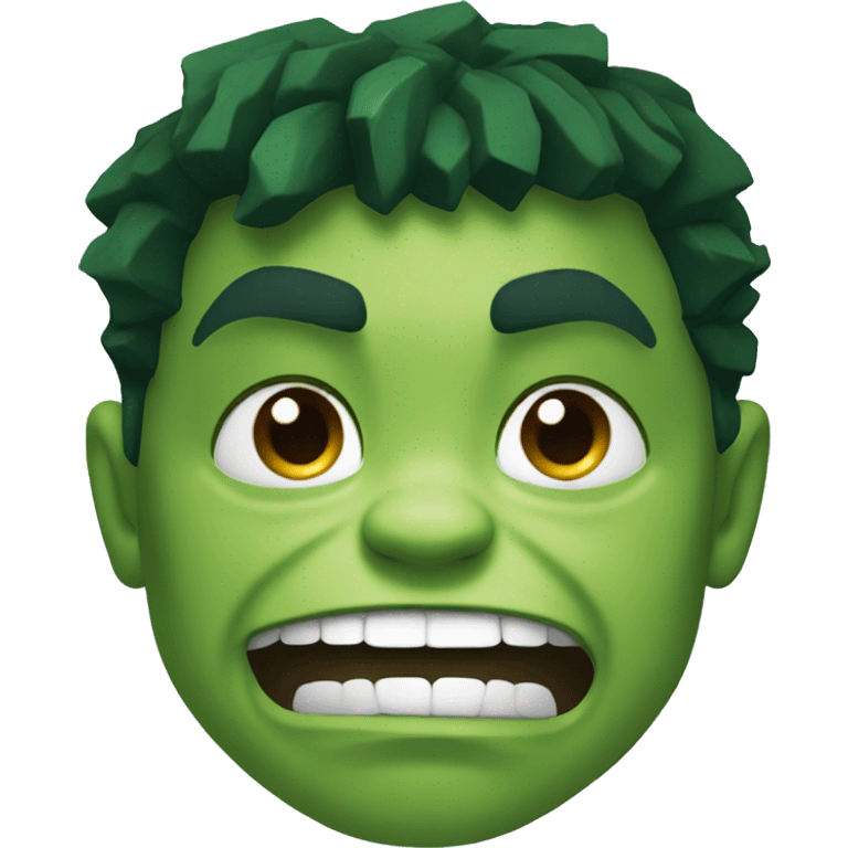 Hulk smile emoji