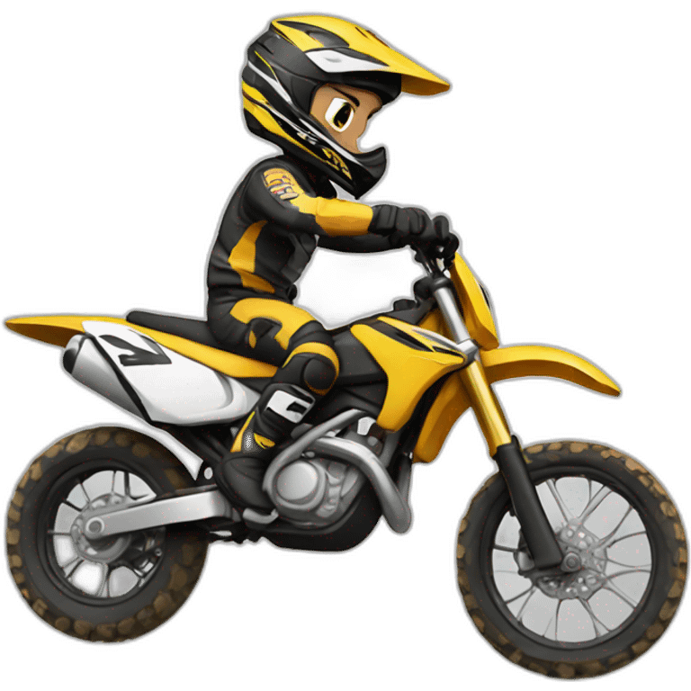 Moto cross emoji