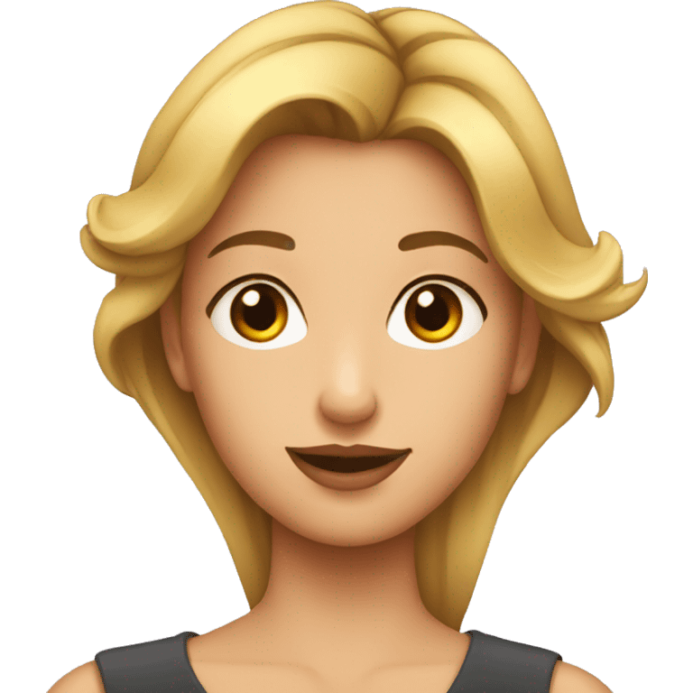 une jolie fille emoji