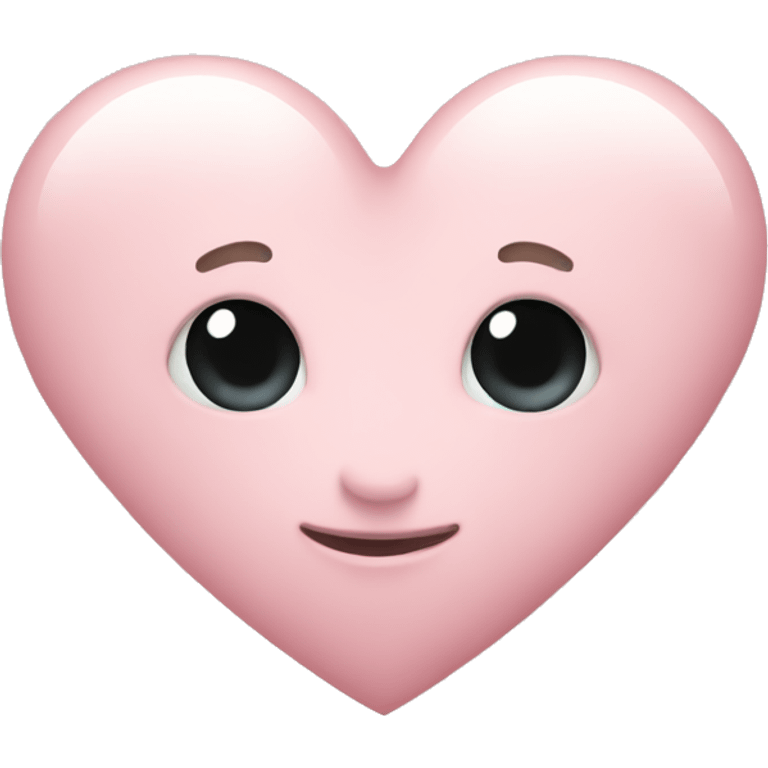 pale pink heart emoji