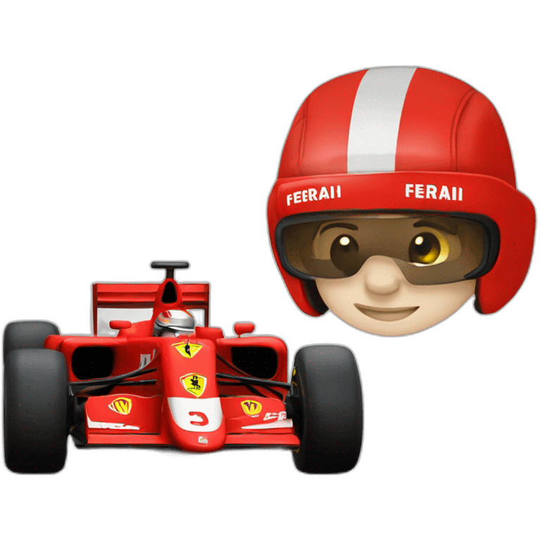 Formule 1 Ferrari emoji