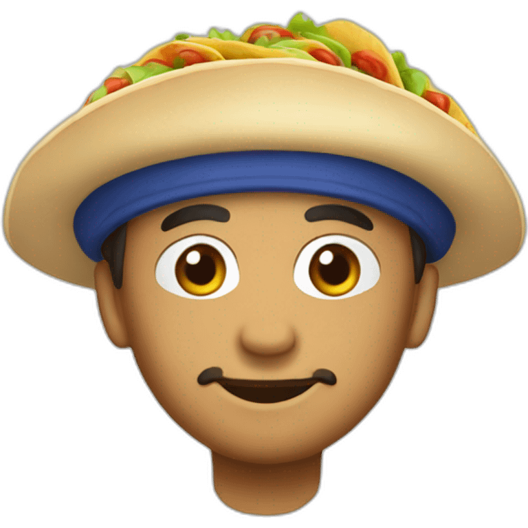 french-taco-with-beret-hat emoji