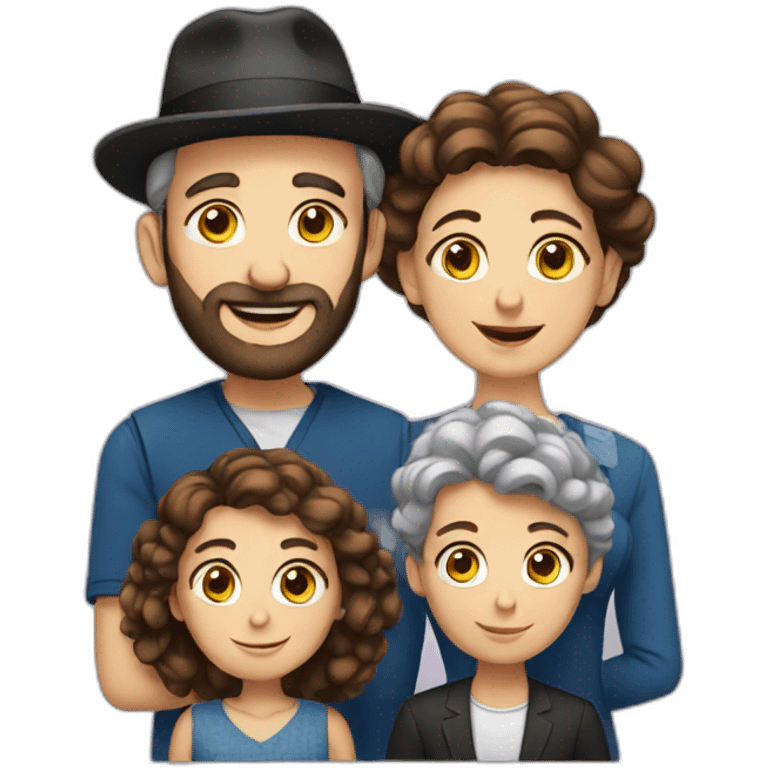 Jewish family emoji