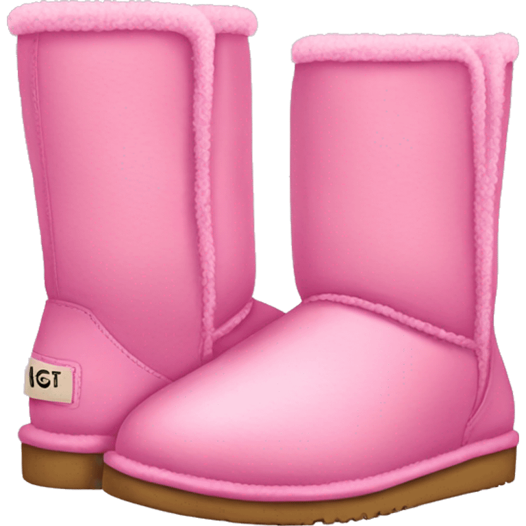 Pink uggs emoji