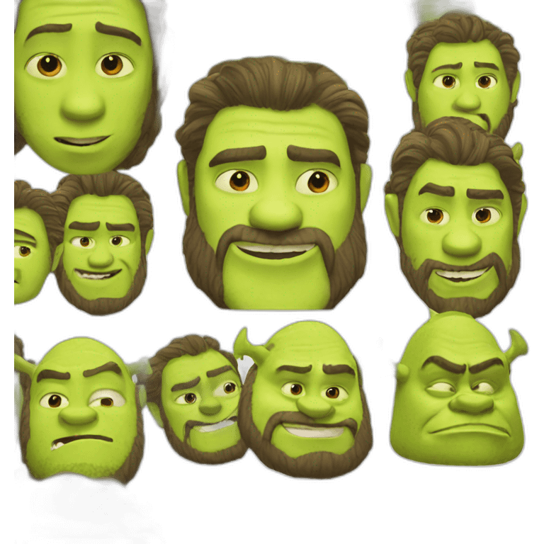 neckbeard shrek emoji