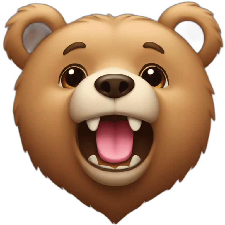 bear with love emoji