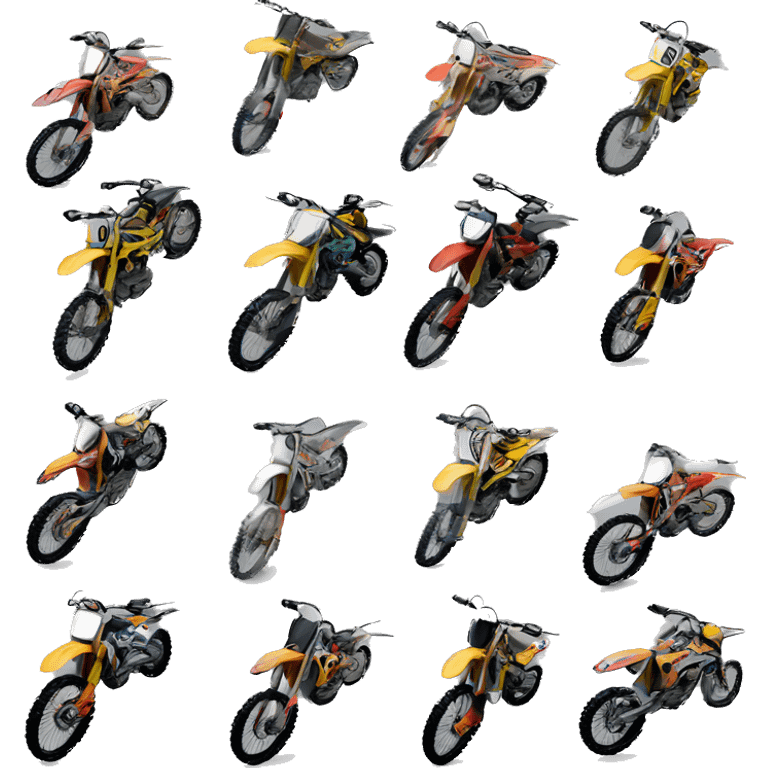 Motor cross enduro emoji