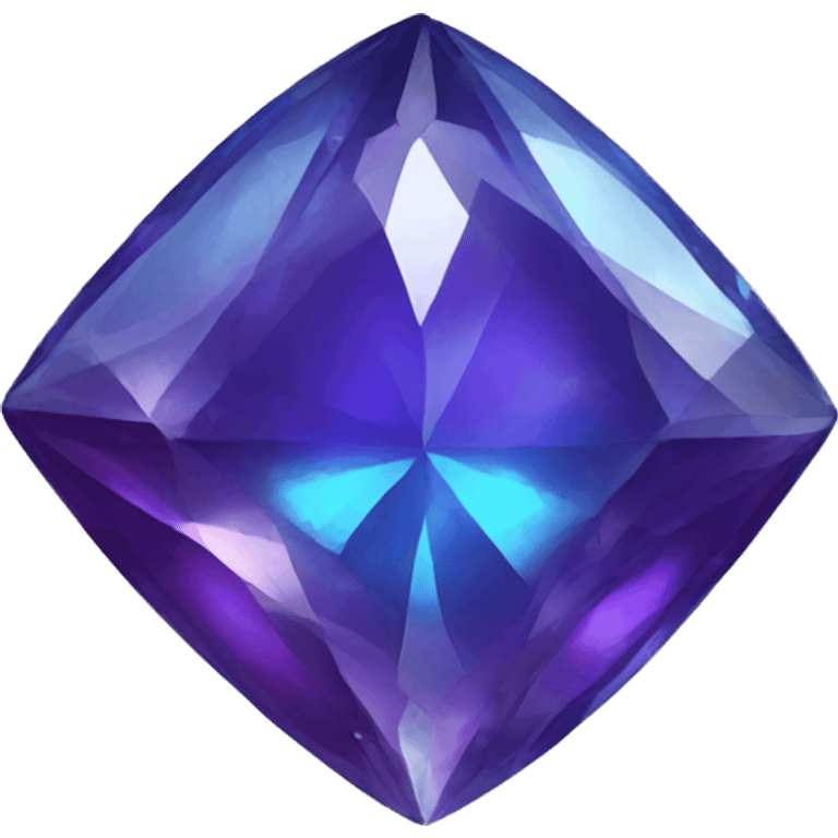 Blue-purple jewel emoji