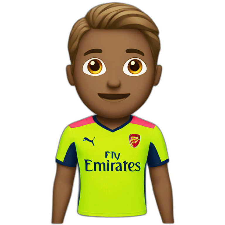 Arsenal neon shirt emoji