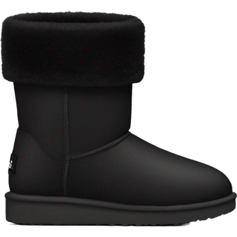 black ugg boots emoji