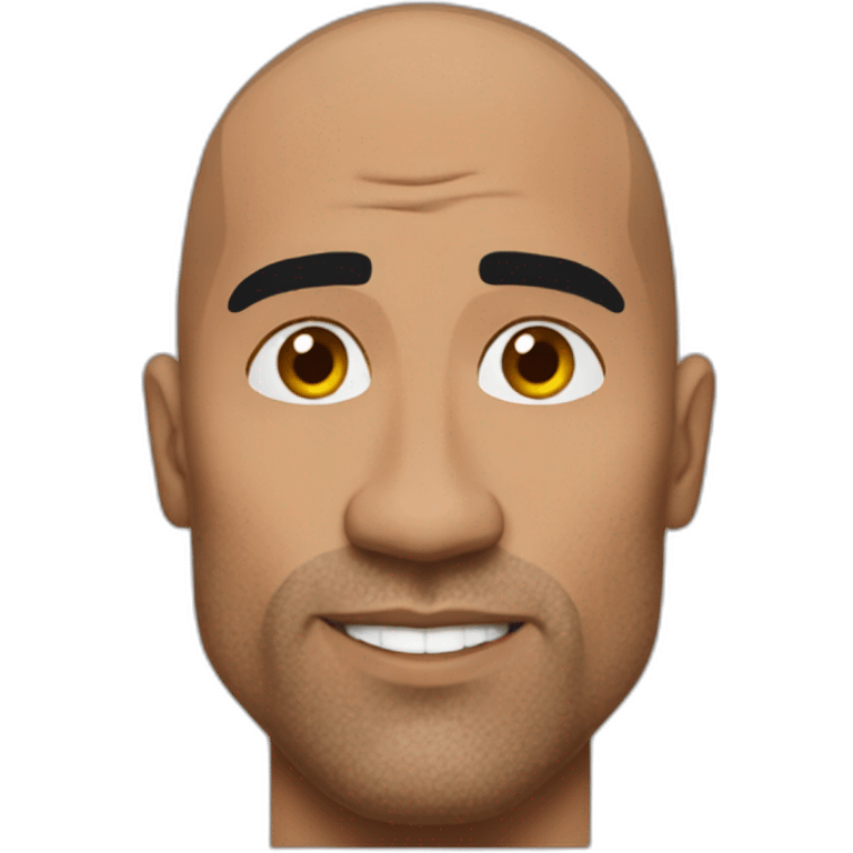 The rock sourcils en l’air emoji