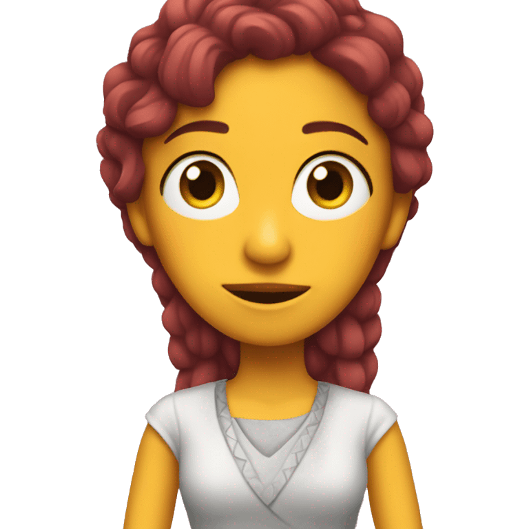 chica pelirroja  emoji