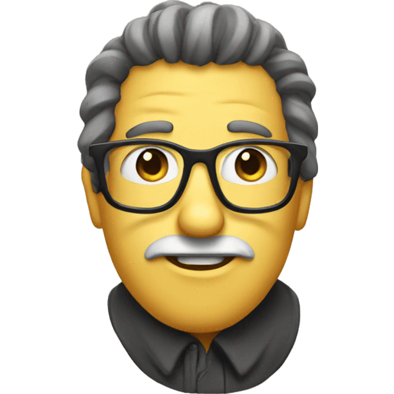 Cob with face and glasses emoji