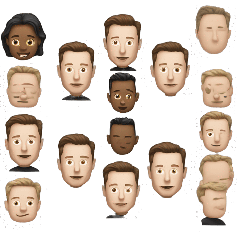 elon musk with joint emoji