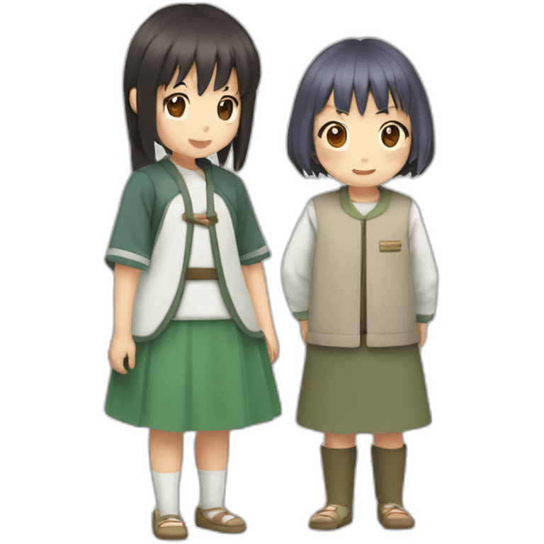 Haku et Chihiro emoji