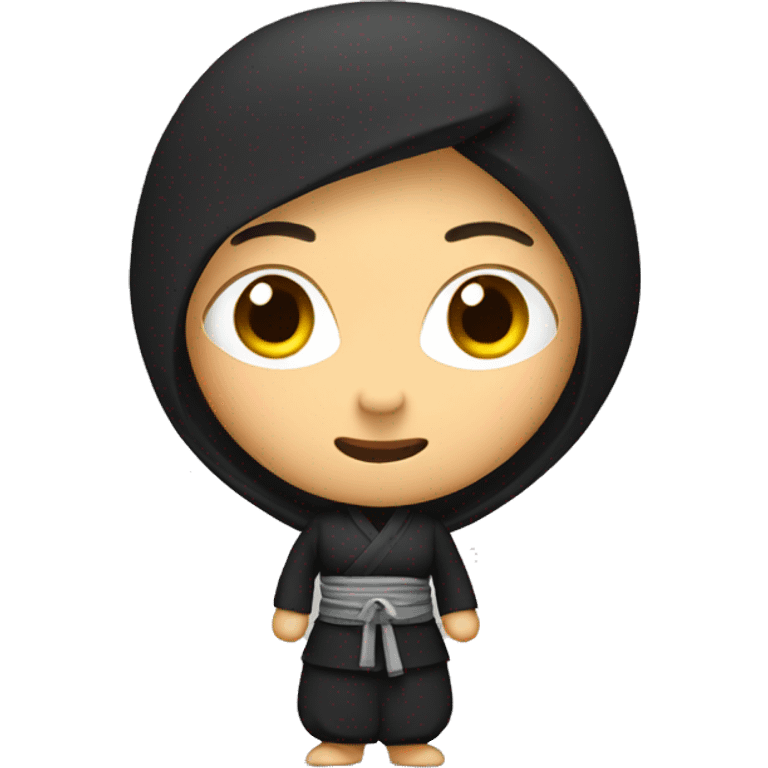 Asian ninja lady emoji