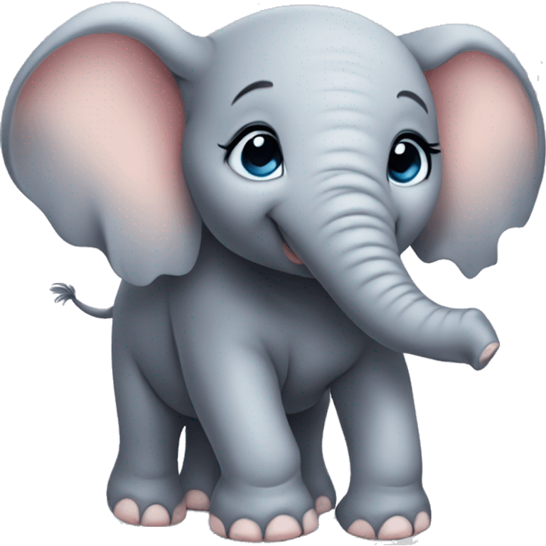 Adorable baby elephant  emoji