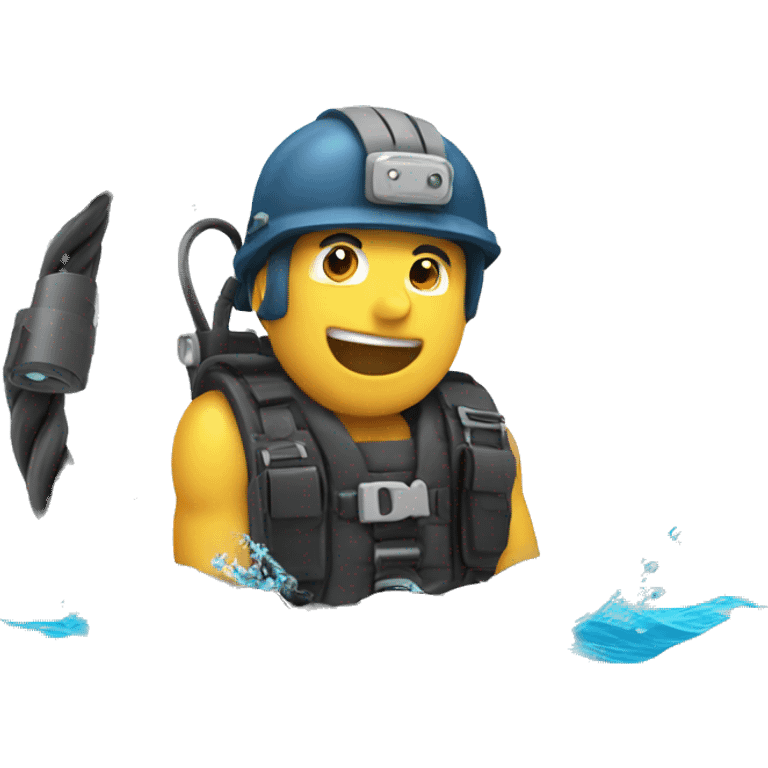 cable runnin underwater emoji