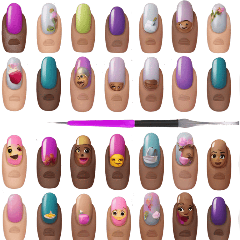 Nail artist  emoji