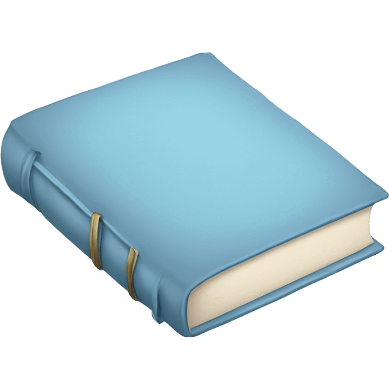 pastel blue book emoji