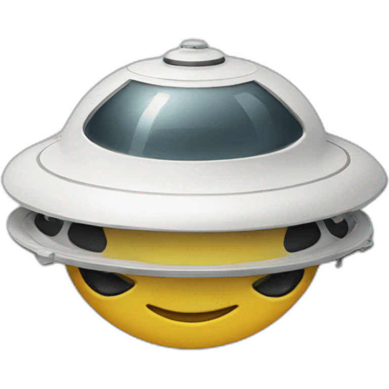 a ufo laughing emoji