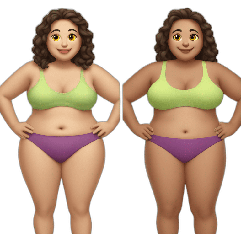 weight loss before and after emoji