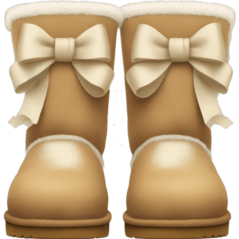 uggs with bows emoji