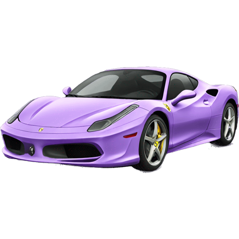 Light Purple Ferrari  emoji