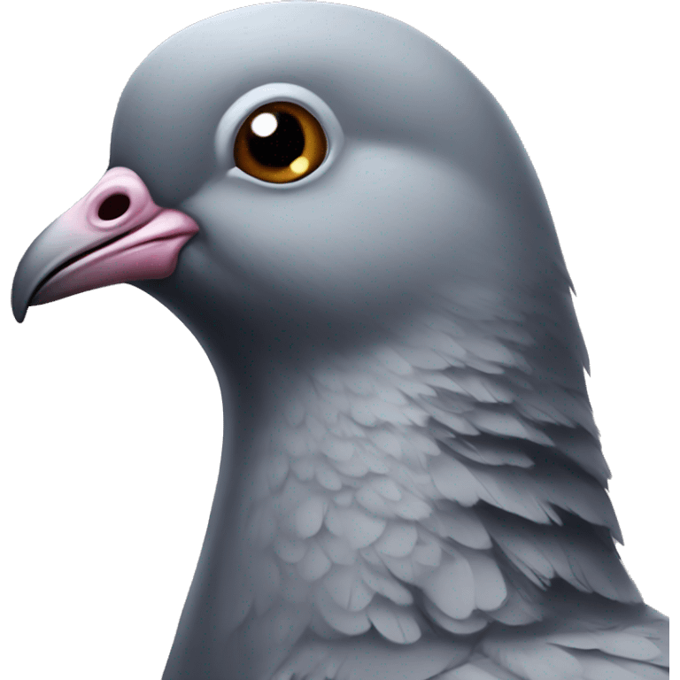 pigeon with a toupe emoji