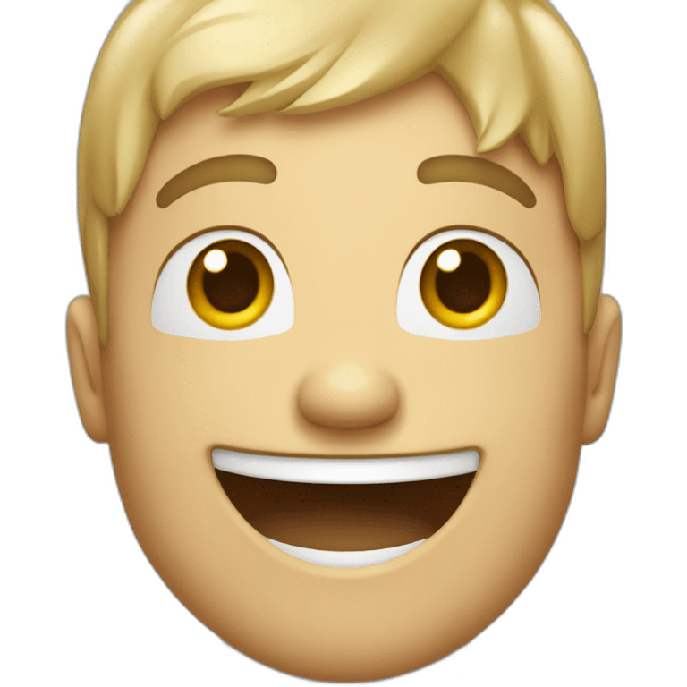 Emoji douteux souriant emoji