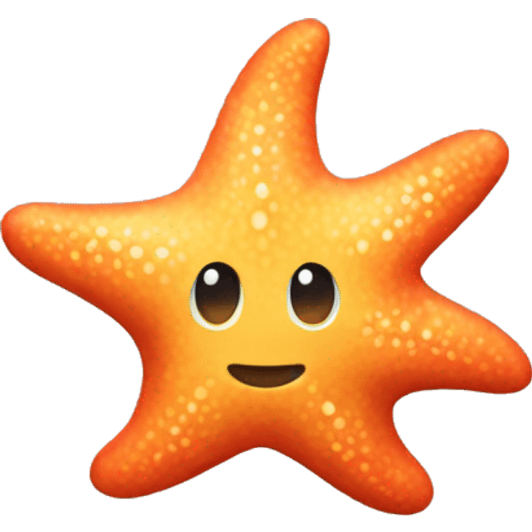 starfish doing a summer sault emoji