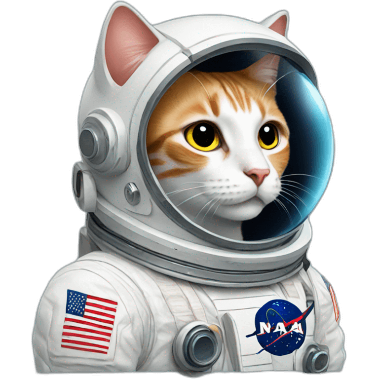 Cat astronout emoji