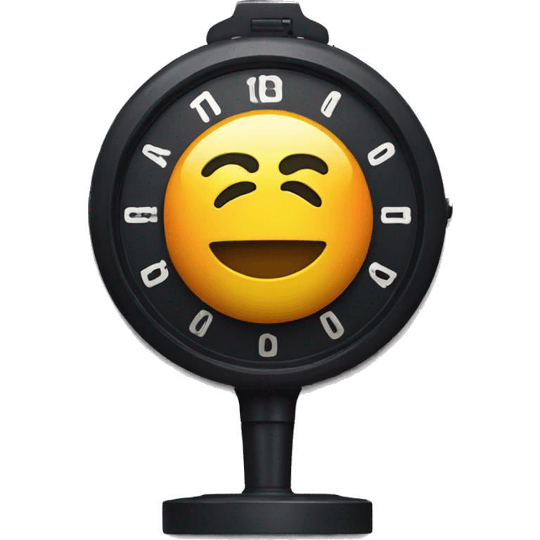 tiktok on the clock emoji