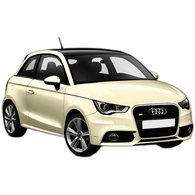 Cream Audi a1 s line 2011 emoji