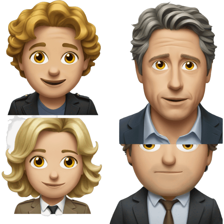 Hugh Grant 40 years  emoji