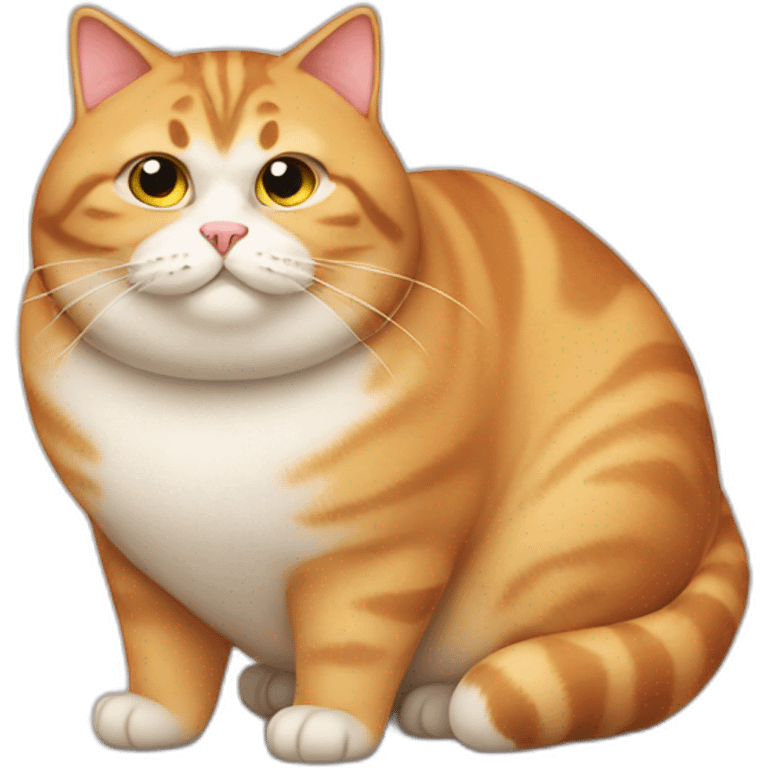 really fat cat emoji