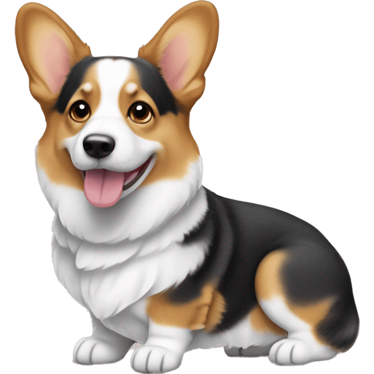 Pembroke welsh corgi blue tri  emoji