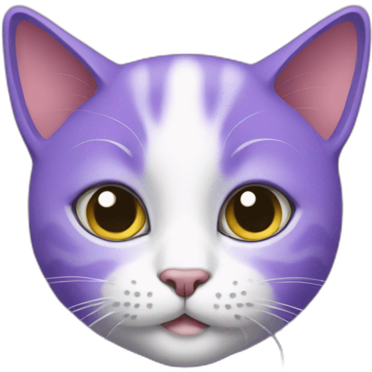 Violet cat  emoji