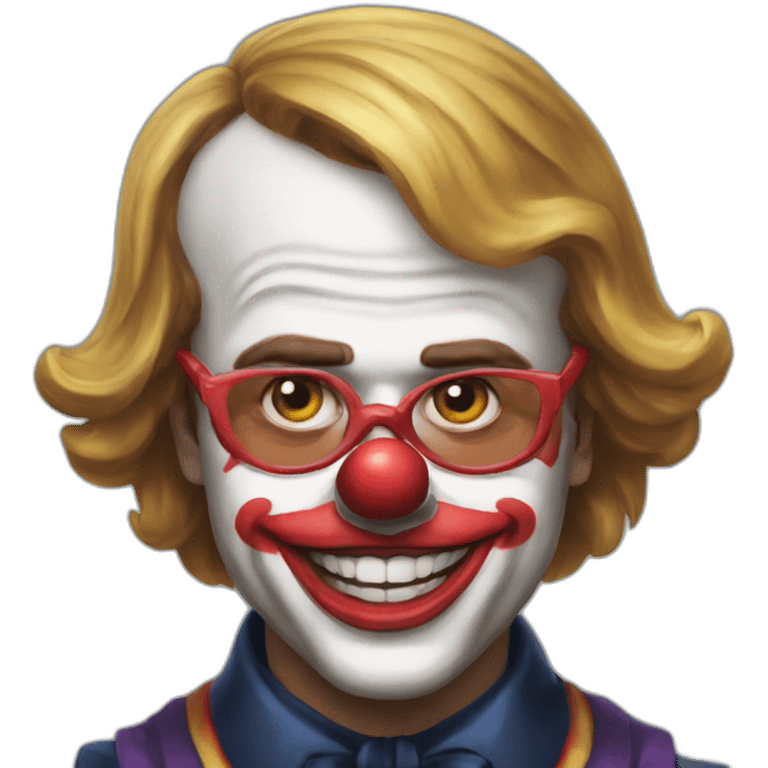 Macron en clown emoji