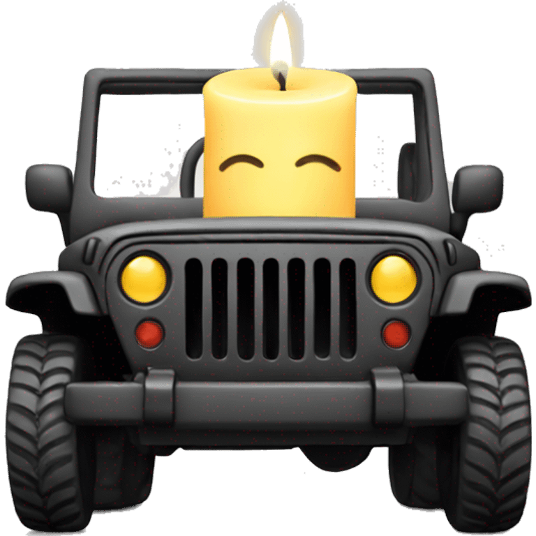 Jeep candle emoji