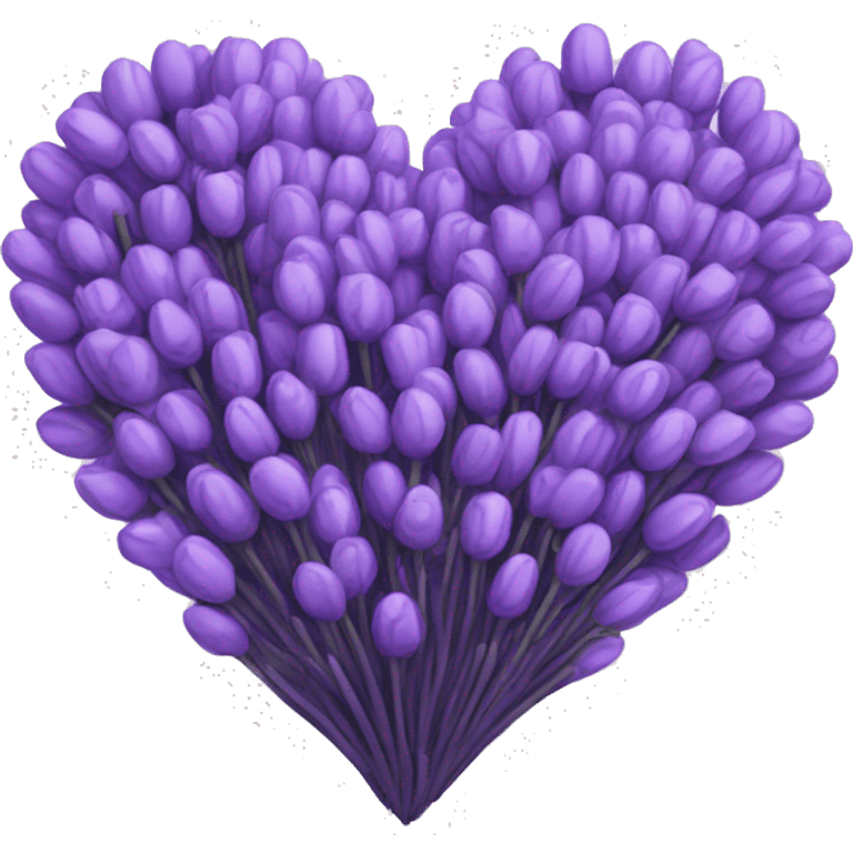 Lavender heart emoji