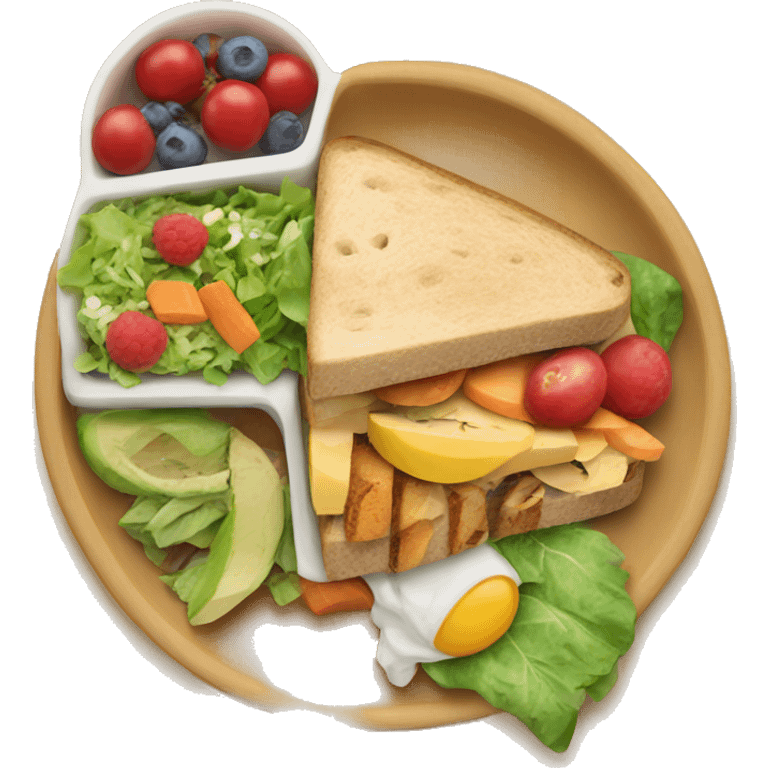 Healthy lunch  emoji