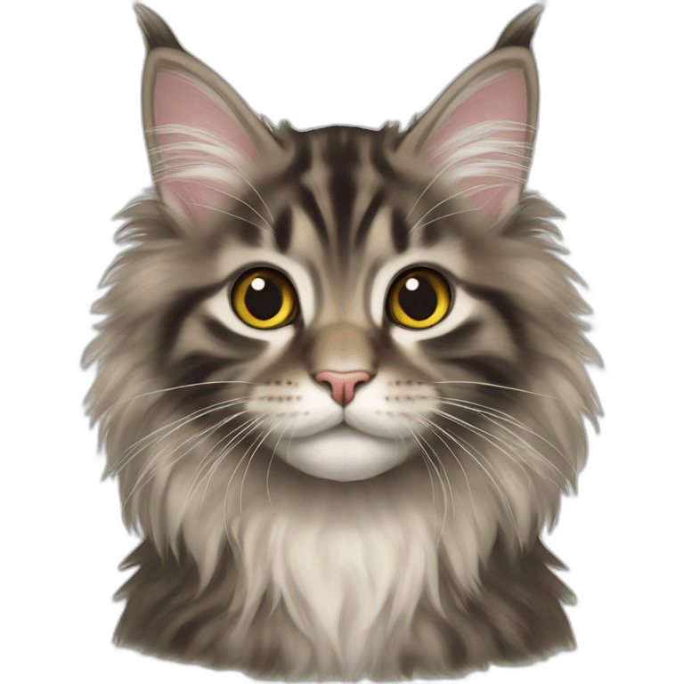 Maine coon kitten emoji