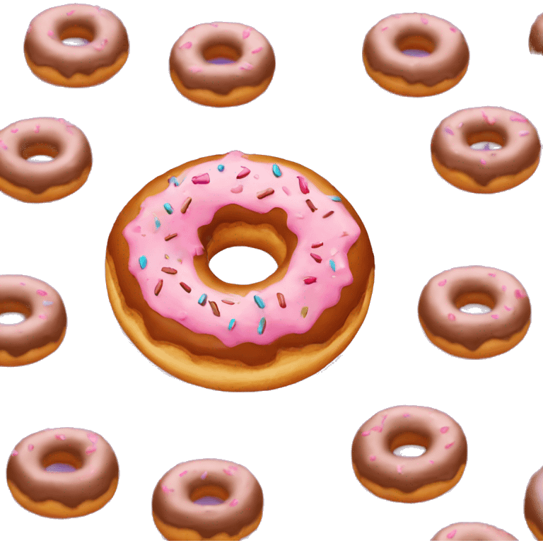 Love donuts emoji