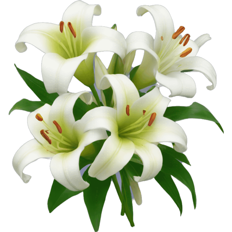 A bouquet of lilies  emoji