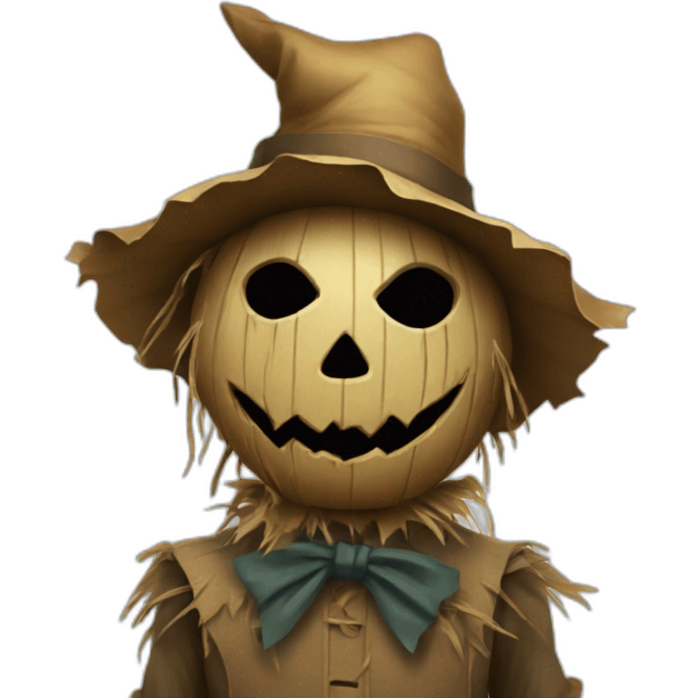 scary full body scarecrow emoji